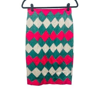Boden Printed Pencil Skirt